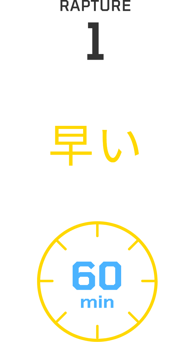 RAPTURE1 早い SPEED
