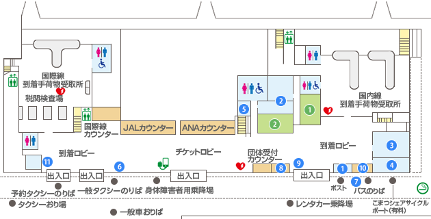 1Fフロアマップ